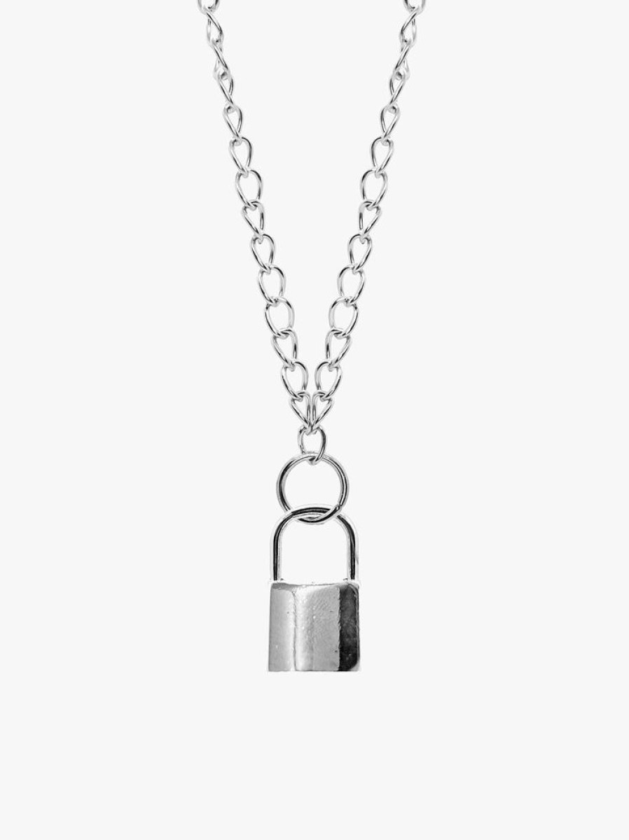 Accessories SKYDANCE Necklaces | Padlock Necklace