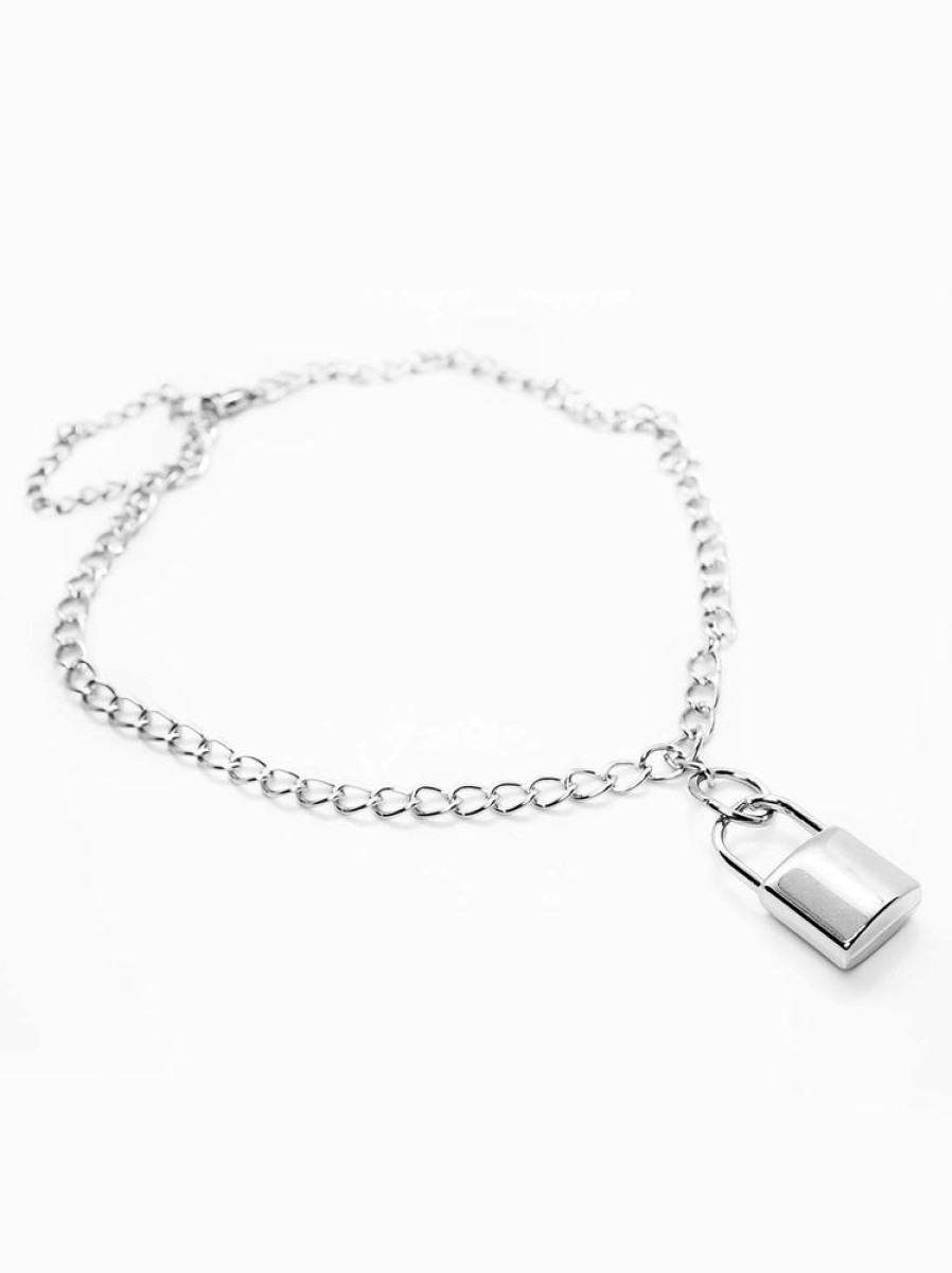 Accessories SKYDANCE Necklaces | Padlock Necklace