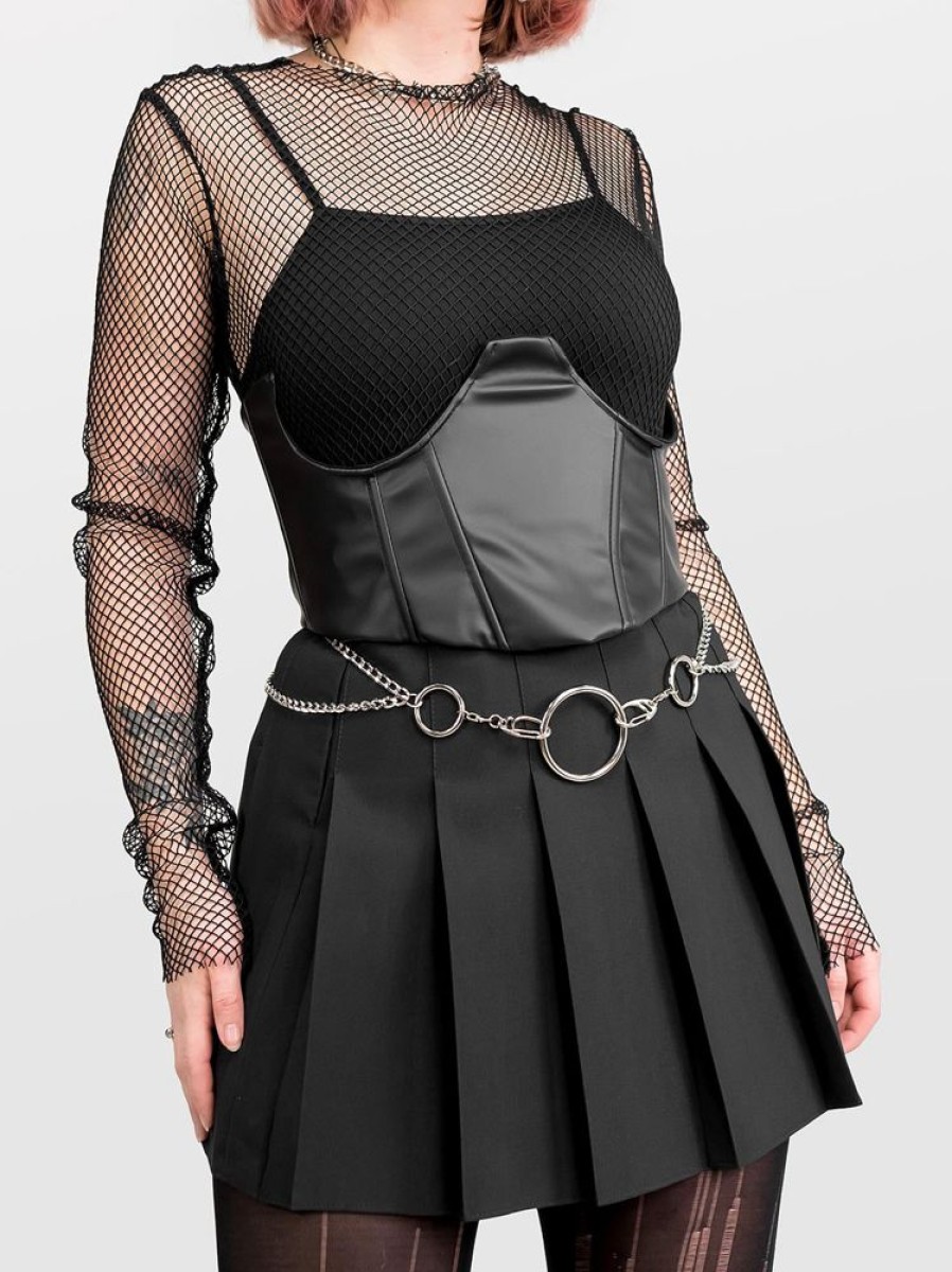 Accessories SKYDANCE | Hex Leather Corset Belt