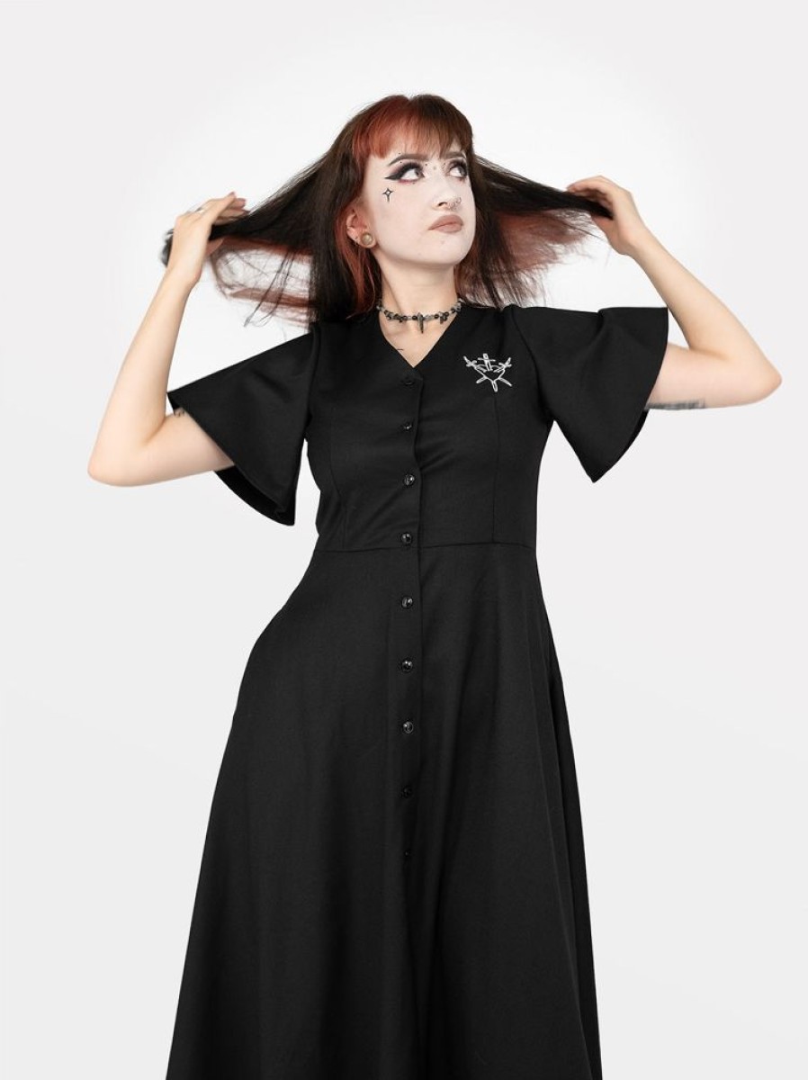 Clothes SKYDANCE | Moira Button-Up Midaxi Dress