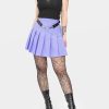 Clothes SKYDANCE Mini Skirts | Lilac Tennis Skirt