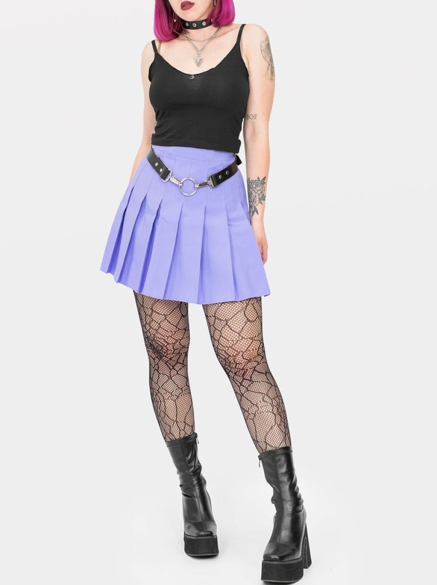 Clothes SKYDANCE Mini Skirts | Lilac Tennis Skirt