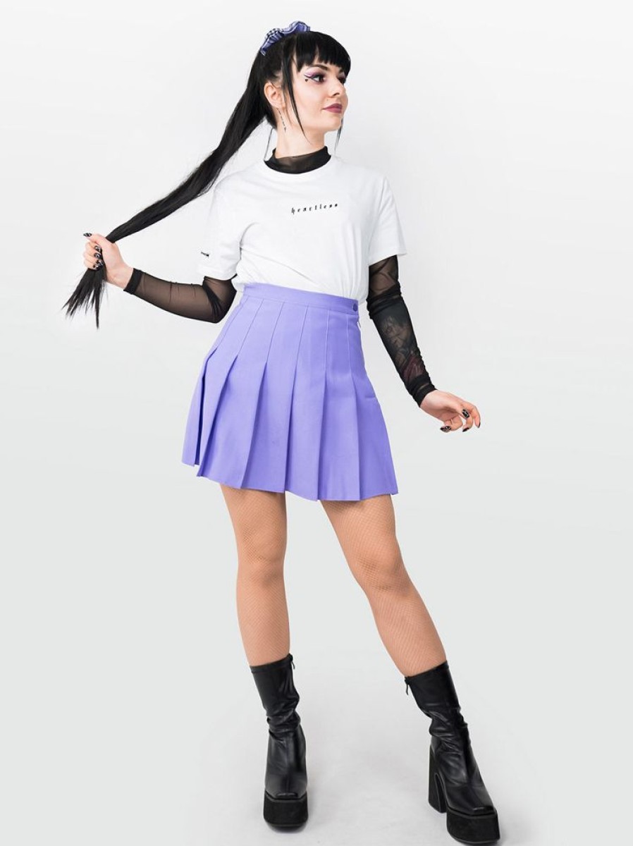 Clothes SKYDANCE Mini Skirts | Lilac Tennis Skirt