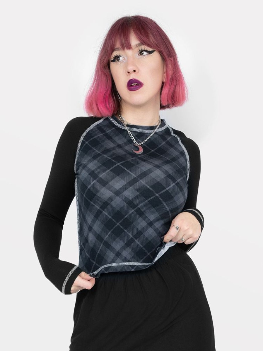 Clothes SKYDANCE | Jinx Plaid Top