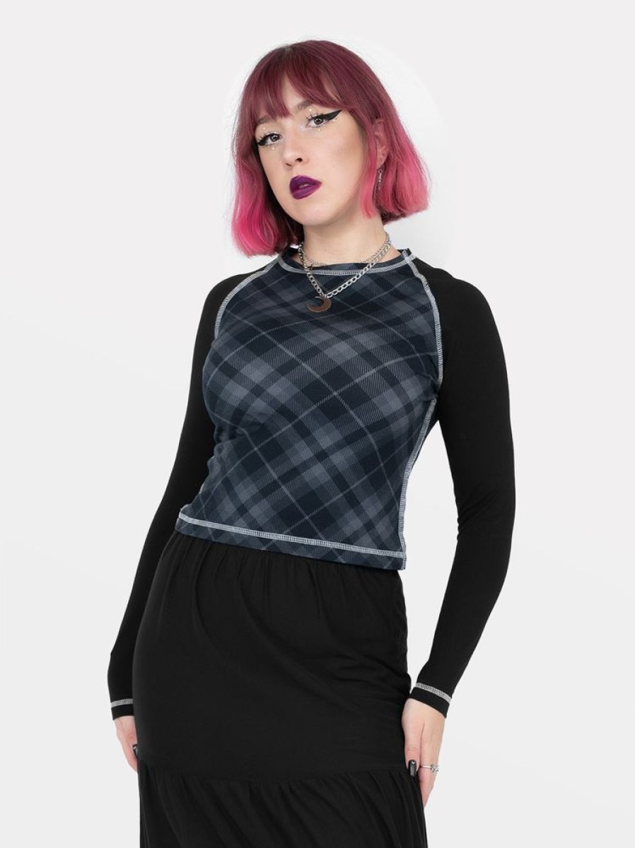 Clothes SKYDANCE | Jinx Plaid Top