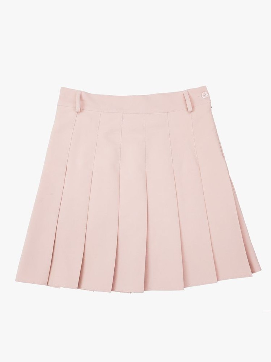 Clothes SKYDANCE Mini Skirts | Dusty Pink Tennis Belt Skirt