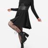 Clothes SKYDANCE | Eris Black Turtleneck Dress