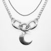 Accessories SKYDANCE Necklaces | Woe Moon Set Of Necklaces