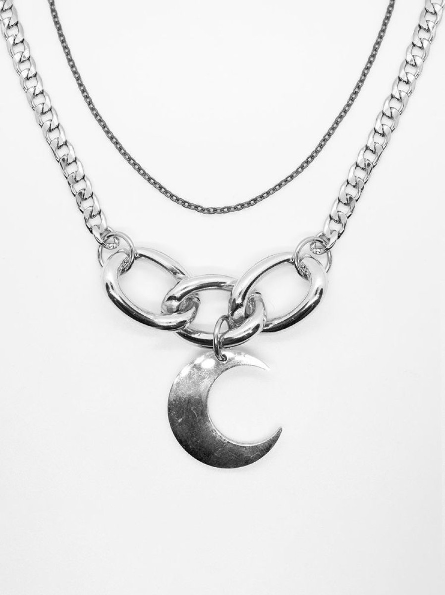 Accessories SKYDANCE Necklaces | Woe Moon Set Of Necklaces