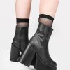 Accessories SKYDANCE | 70S Natural Leather Platform Boots