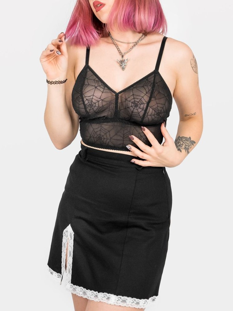 Clothes SKYDANCE | Salem Spiderweb Bralette