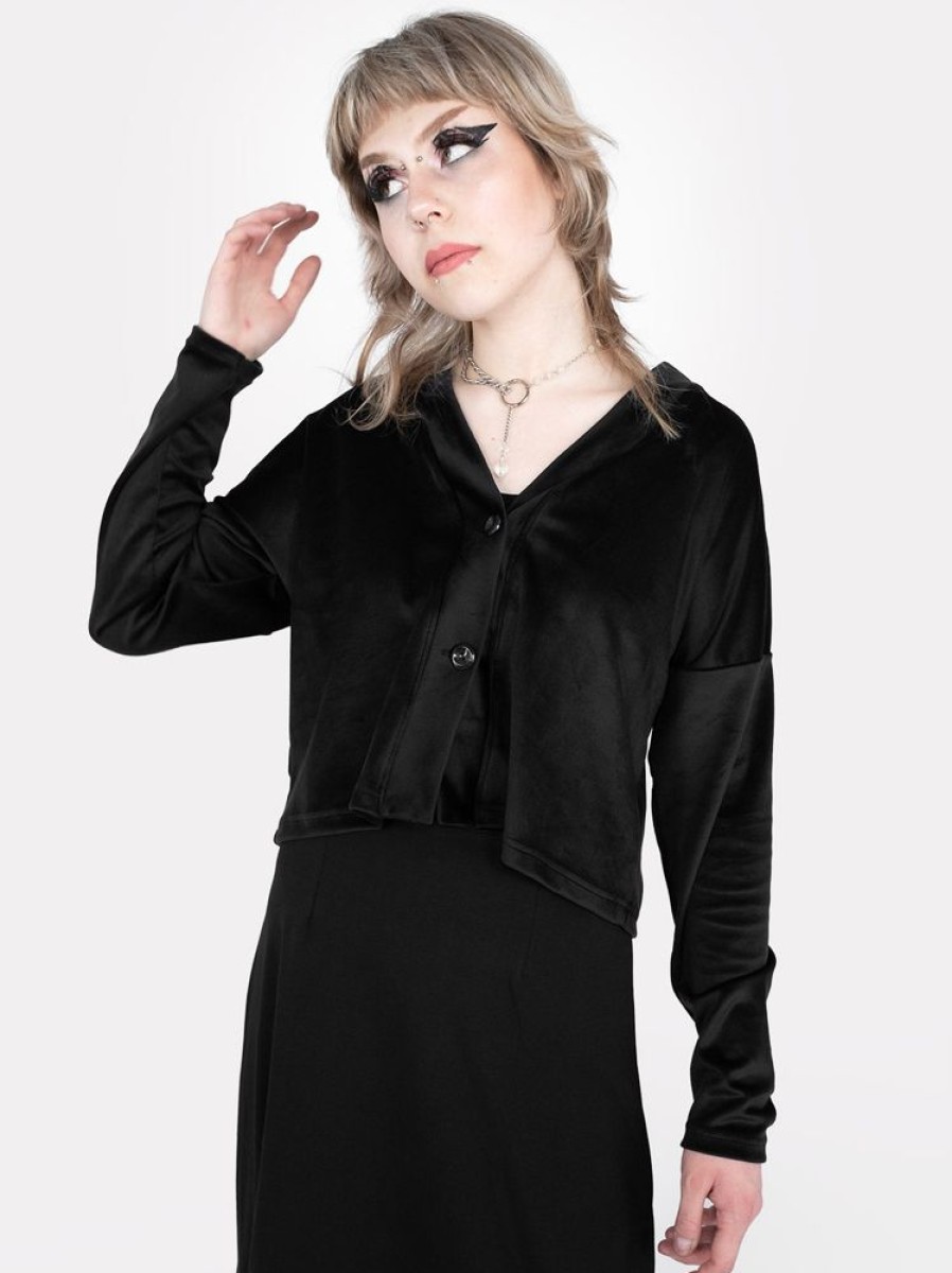 Clothes SKYDANCE | Occult Velour Cardigan