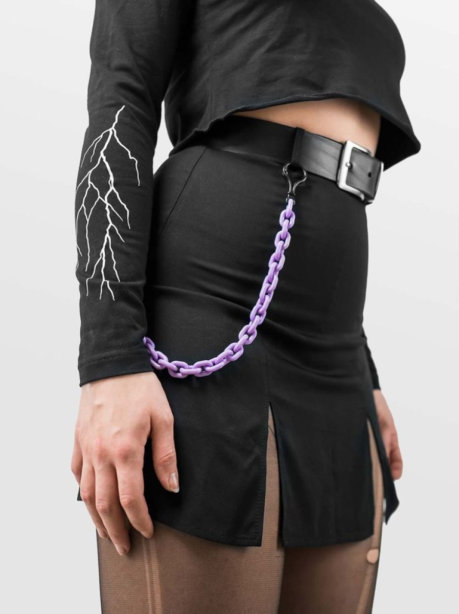 Accessories SKYDANCE | Purple Acrylic Chain