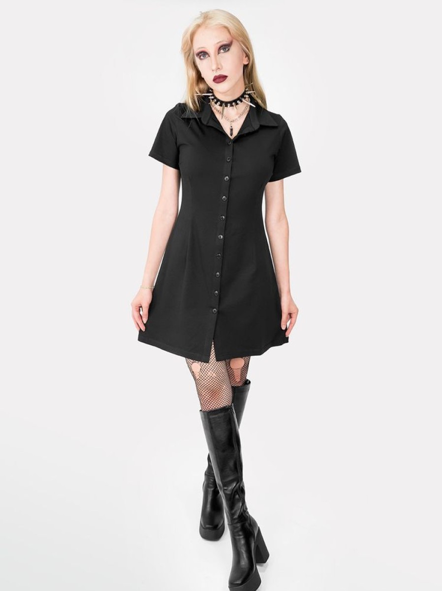 Accessories SKYDANCE Chokers | Carmen Button Up Dress