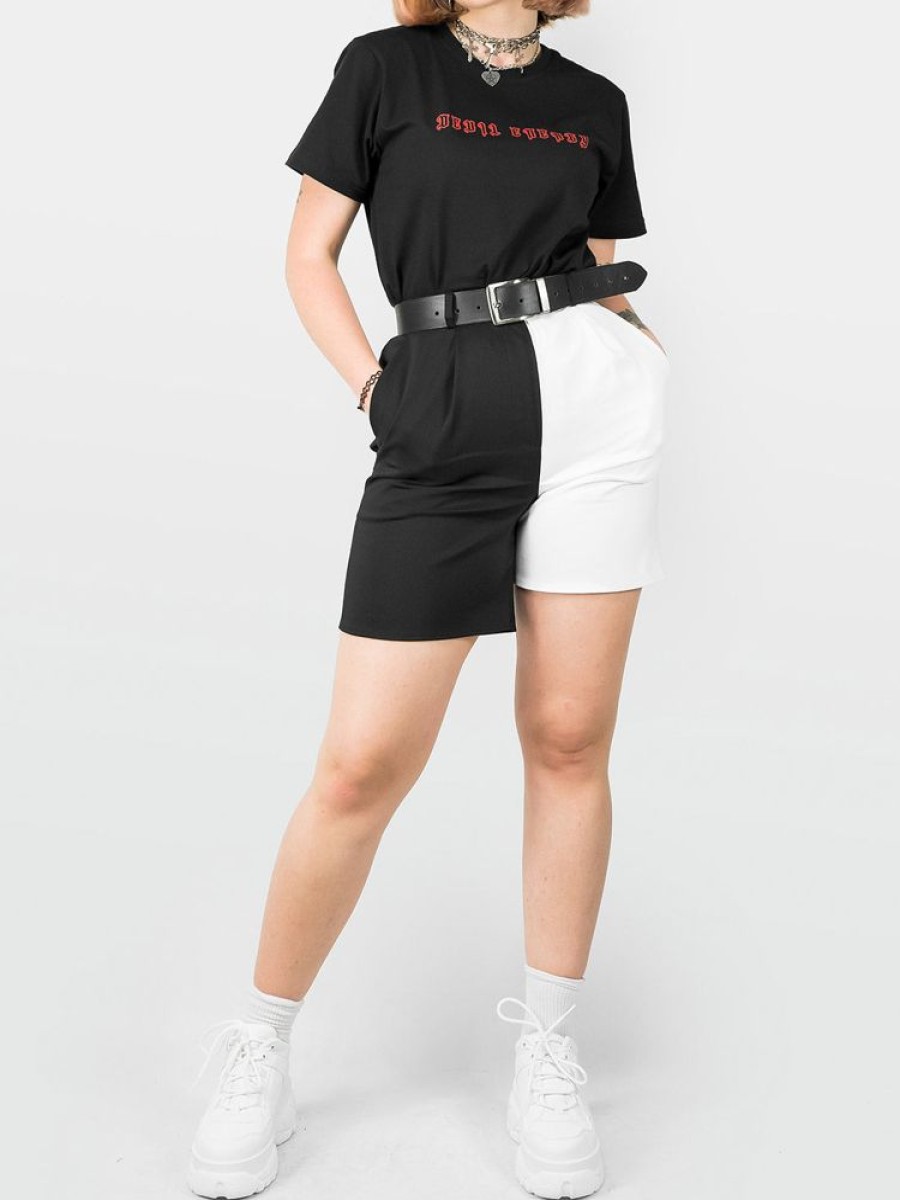 Clothes SKYDANCE | Misfit Contrast Shorts