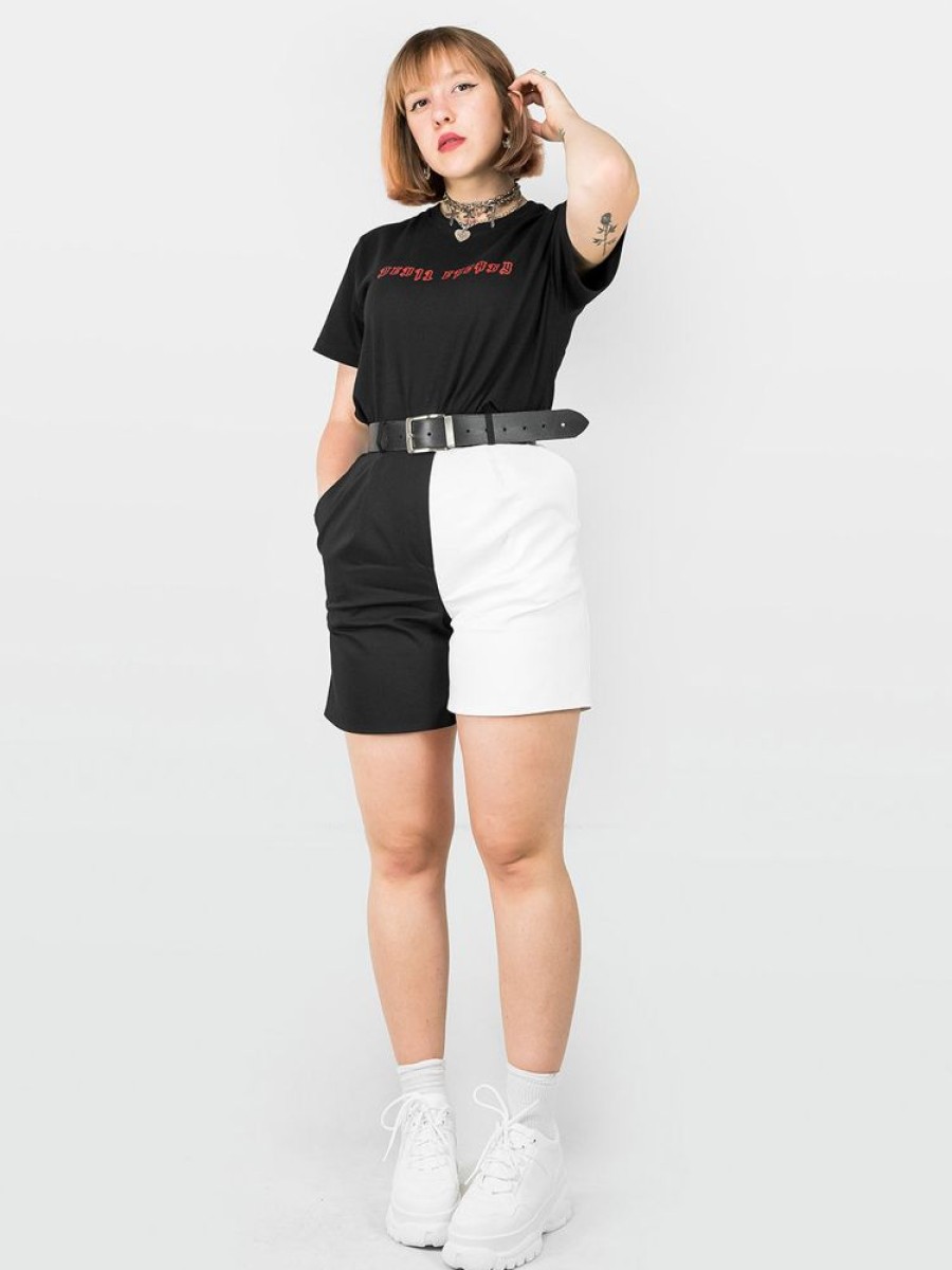 Clothes SKYDANCE | Misfit Contrast Shorts