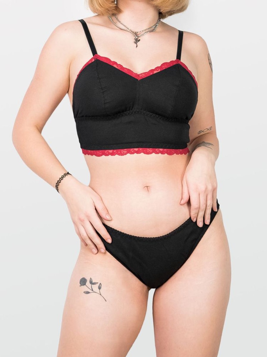 Clothes SKYDANCE | Hecate Red Lace Bralette