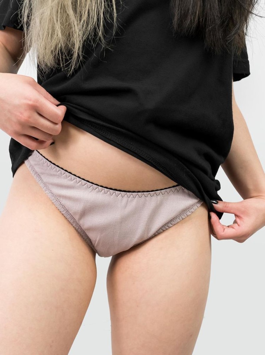 Clothes SKYDANCE | Divine Linen Blend Blush Panties