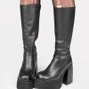 Accessories SKYDANCE | Tena Natural Leather Platform Boots