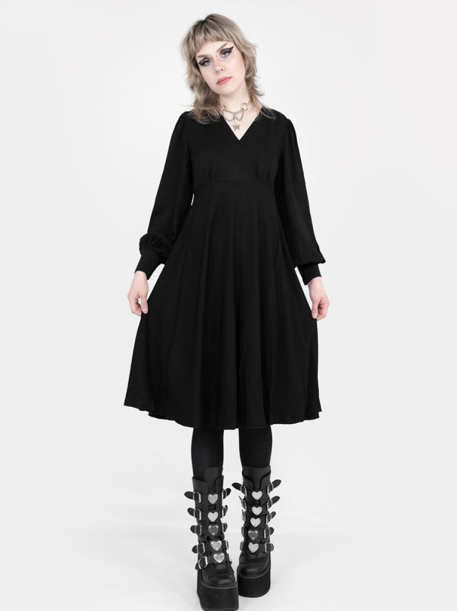 Clothes SKYDANCE | Hypnosis Puff Sleeve Dress