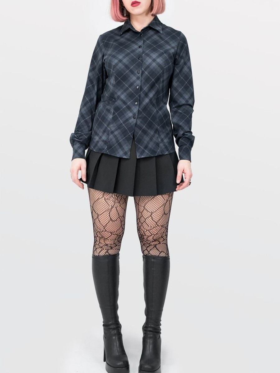 Clothes SKYDANCE | Revenge Plaid Shirt