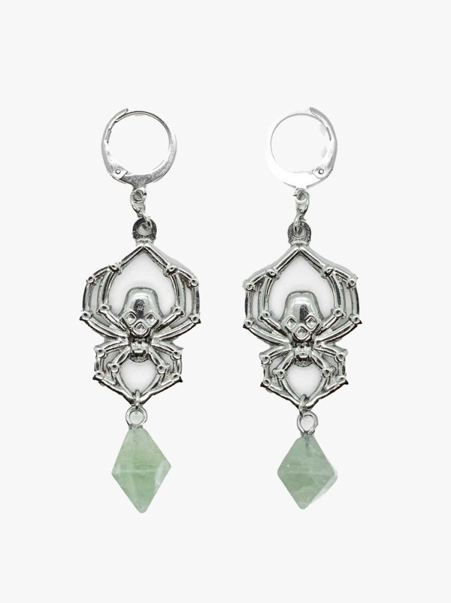 Accessories SKYDANCE Earrings | Underwood Spider Aventurine Earrings